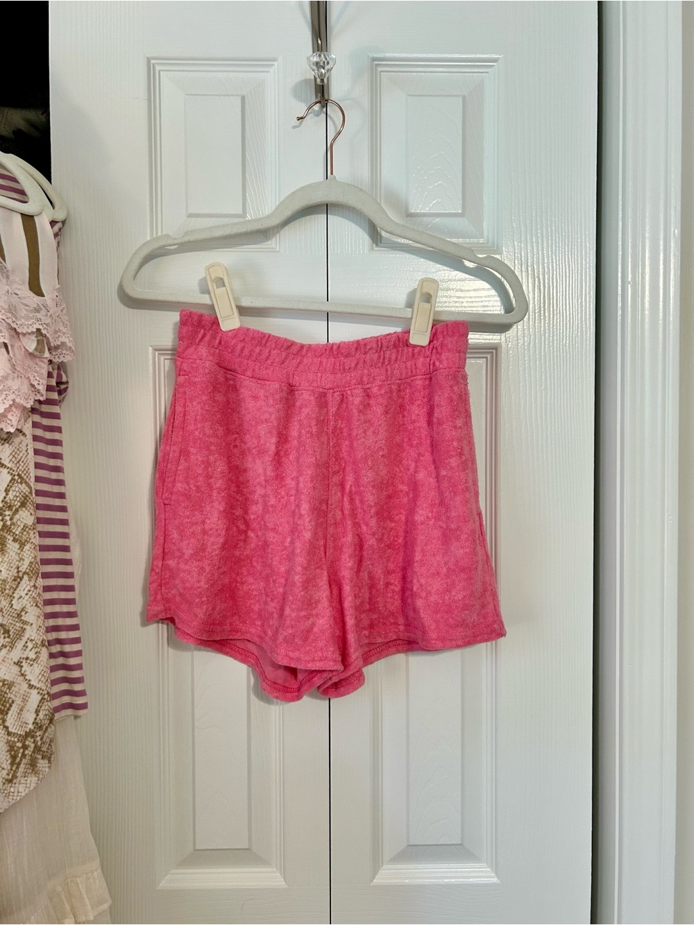 Hollister Hot Pink Terry Athletic Shorts